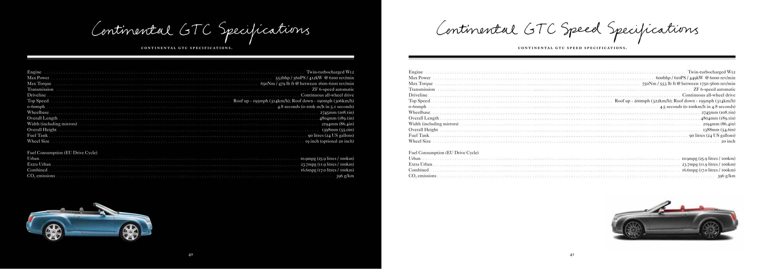 2011 Bentley Continental GTC Brochure Page 28